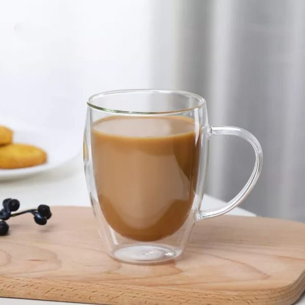TAZA CAPUCHINO 350ML DOBLE PARED