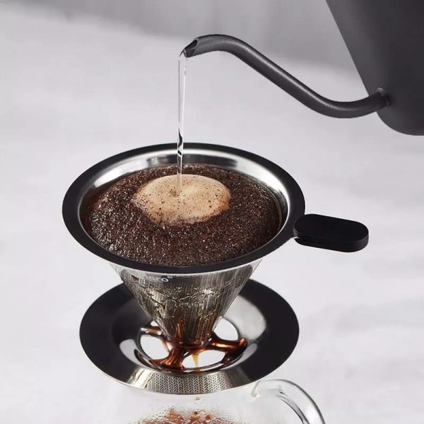 DRIPPER V60 ACERO 2-4 TZAS