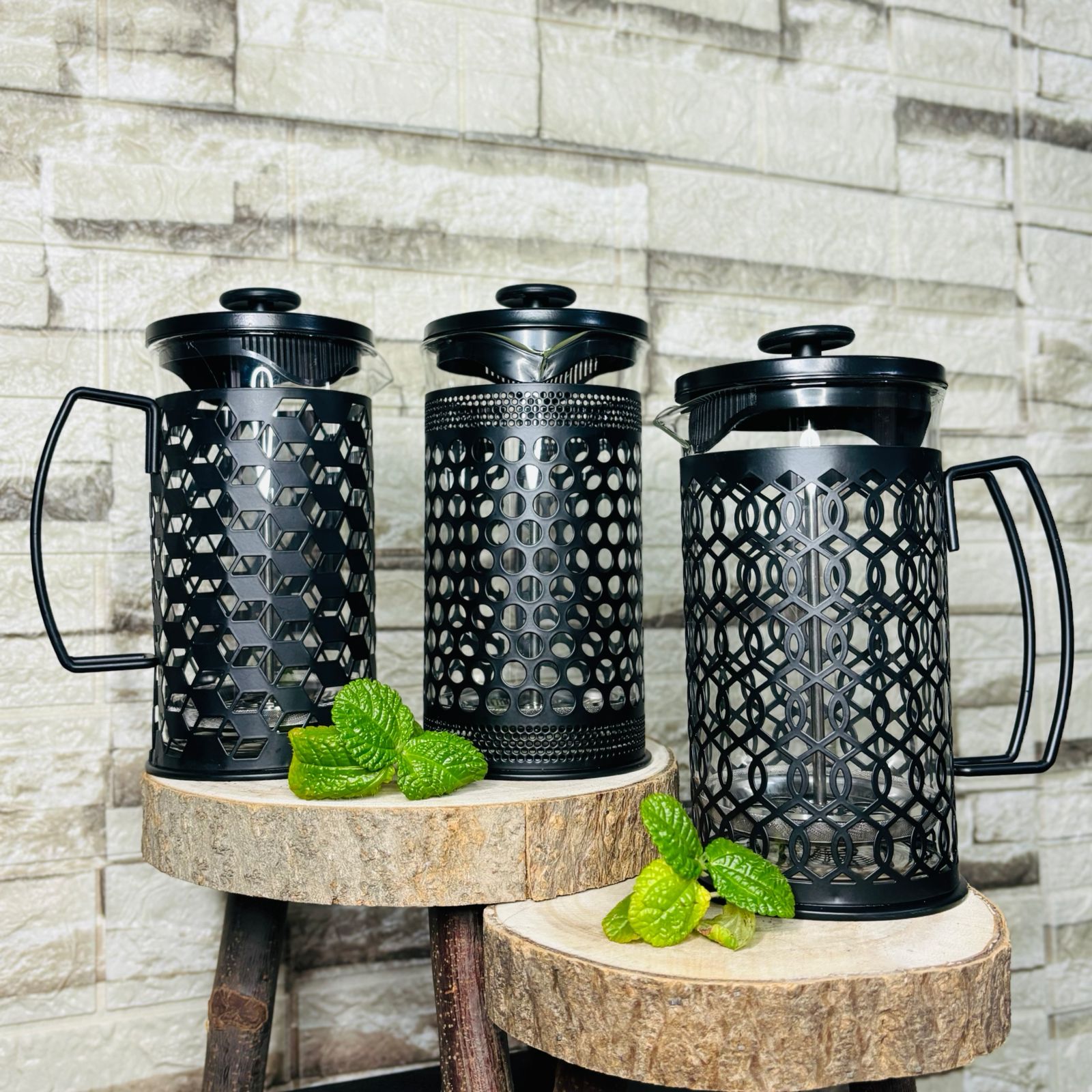PRENSA FRANCESA 600ML ACERO NEGRO