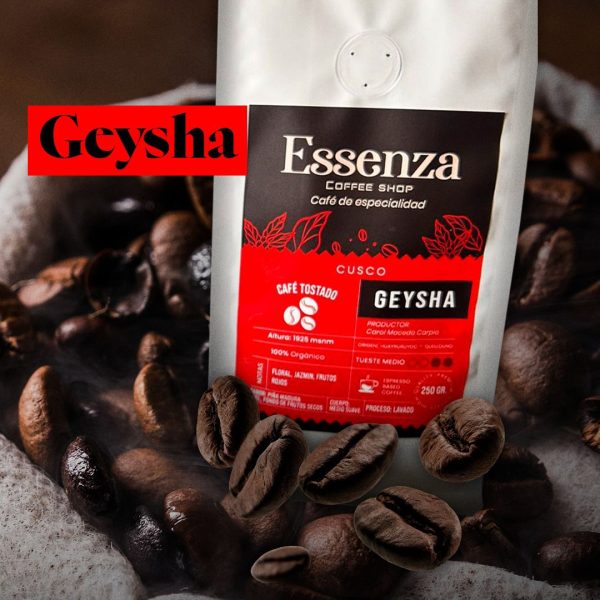 CAFÉ ESSENZA GEYSHA – GRANO 250GR