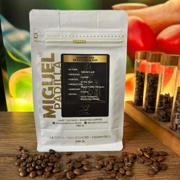 CAFÉ MIGUEL PADILLA CATURRA - GRANO 250GR