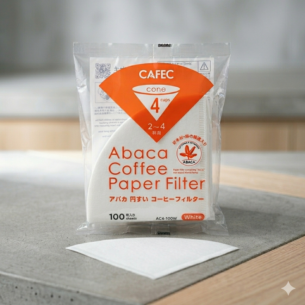 FILTROS V60 ABACA 4 TAZAS X 100UND