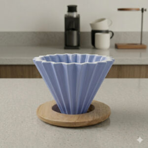 DRIPPER CERAMICA MODELO ORIGAMI - LAVANDA