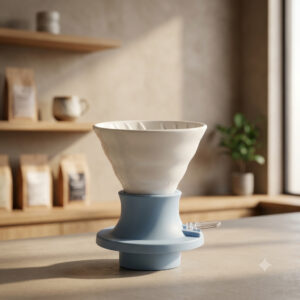 DRIPPER INMERSION SWITCH CERAMICA - BLANCO/CELESTE