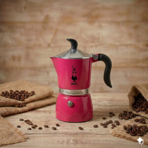 CAFETERA MOKA FIAMMETTA 3 TAZAS FUCSIA BIALETTI