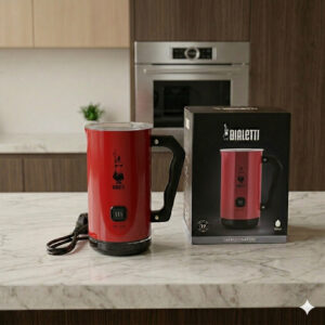 ESPUMADOR DE LECHE ELECTRICO AUTOMATICO ROJO BIALETTI