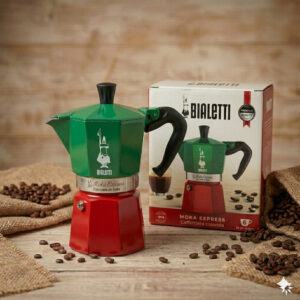 CAFETERA MOKA ESPRESS TRICOLOR 6 TAZAS BIALETTI